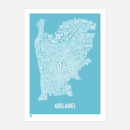 Burbia Adelaide Type Map