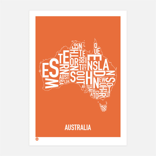 Australia in Orange
