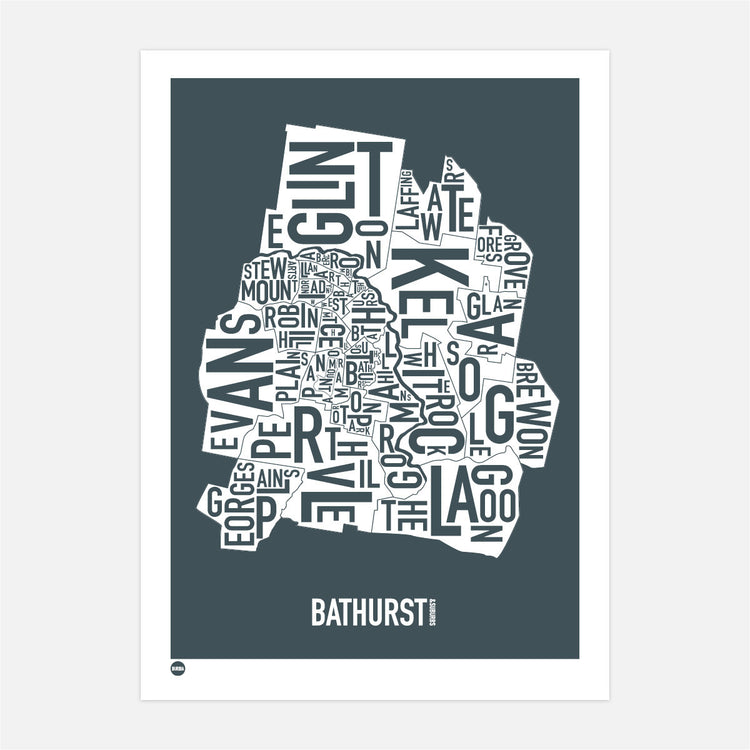 Burbia Bathurst Type Print
