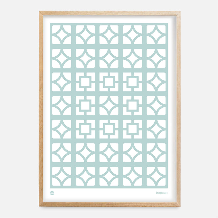 Palm Breeze Block Print