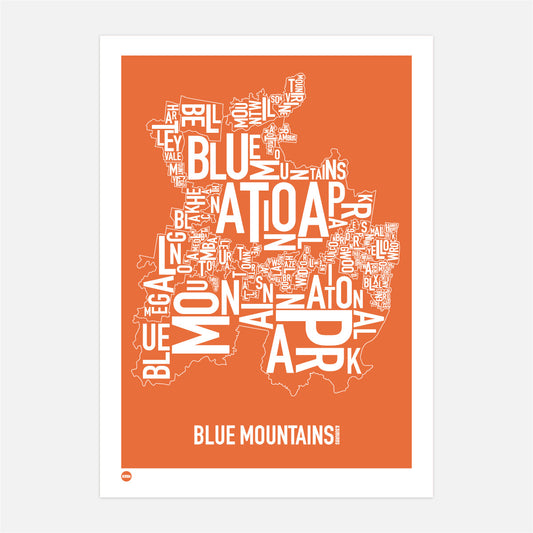 Blue Mountains in Orange