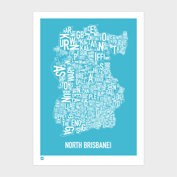 North Brisbane in Ocean Blue