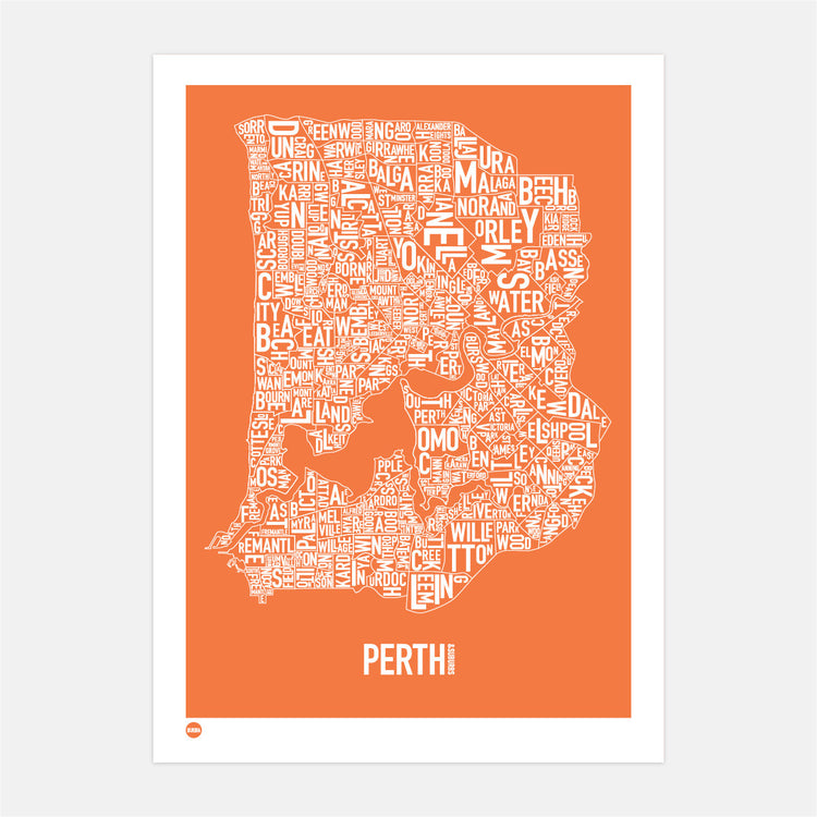 Burbia Perth Type Map