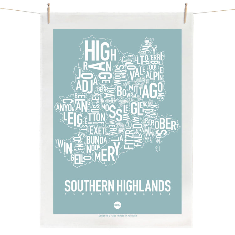 Southern Highlands Tea Towel