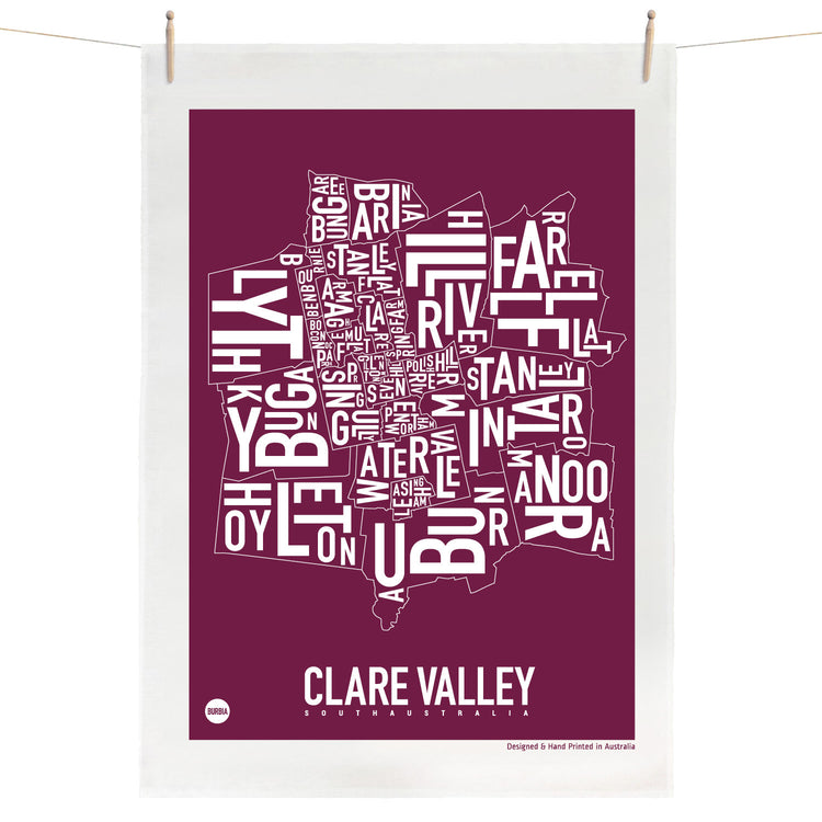 Clare Valley Tea Towel