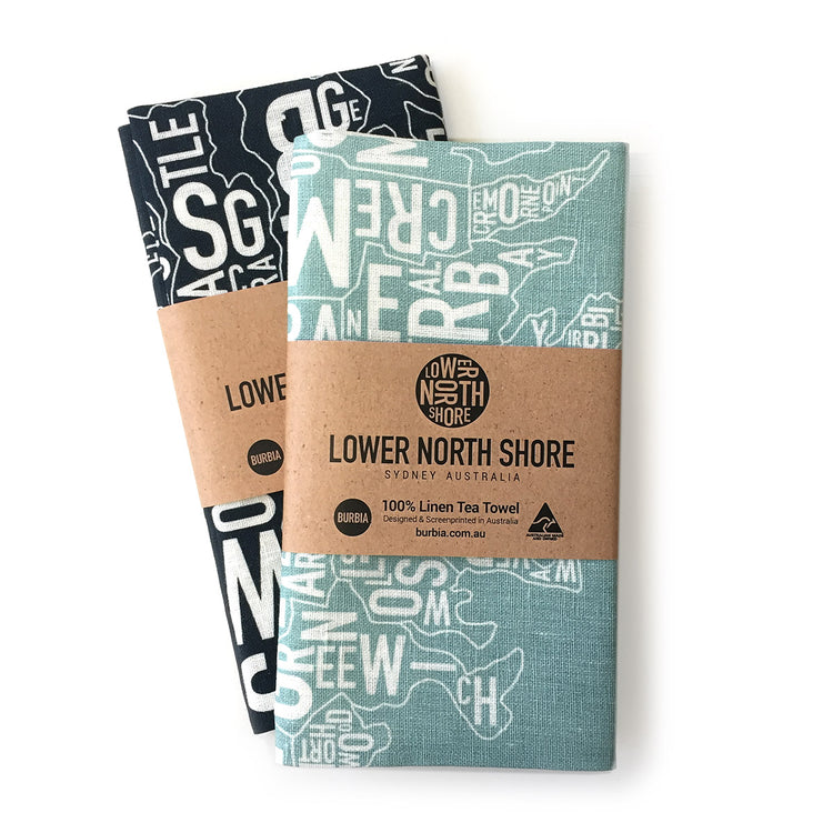 Sydney Lower North Shore Tea Towel