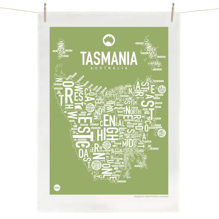 Tasmania Tea Towel