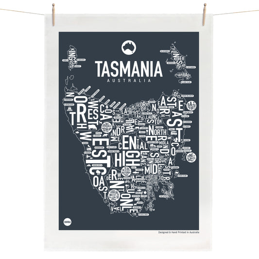 Tasmania Tea Towel
