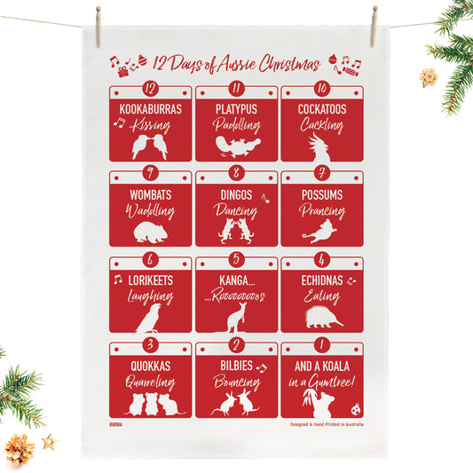 Aussie Christmas Tea Towel Gift Set