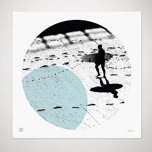 Lines in the Sand Circle Print