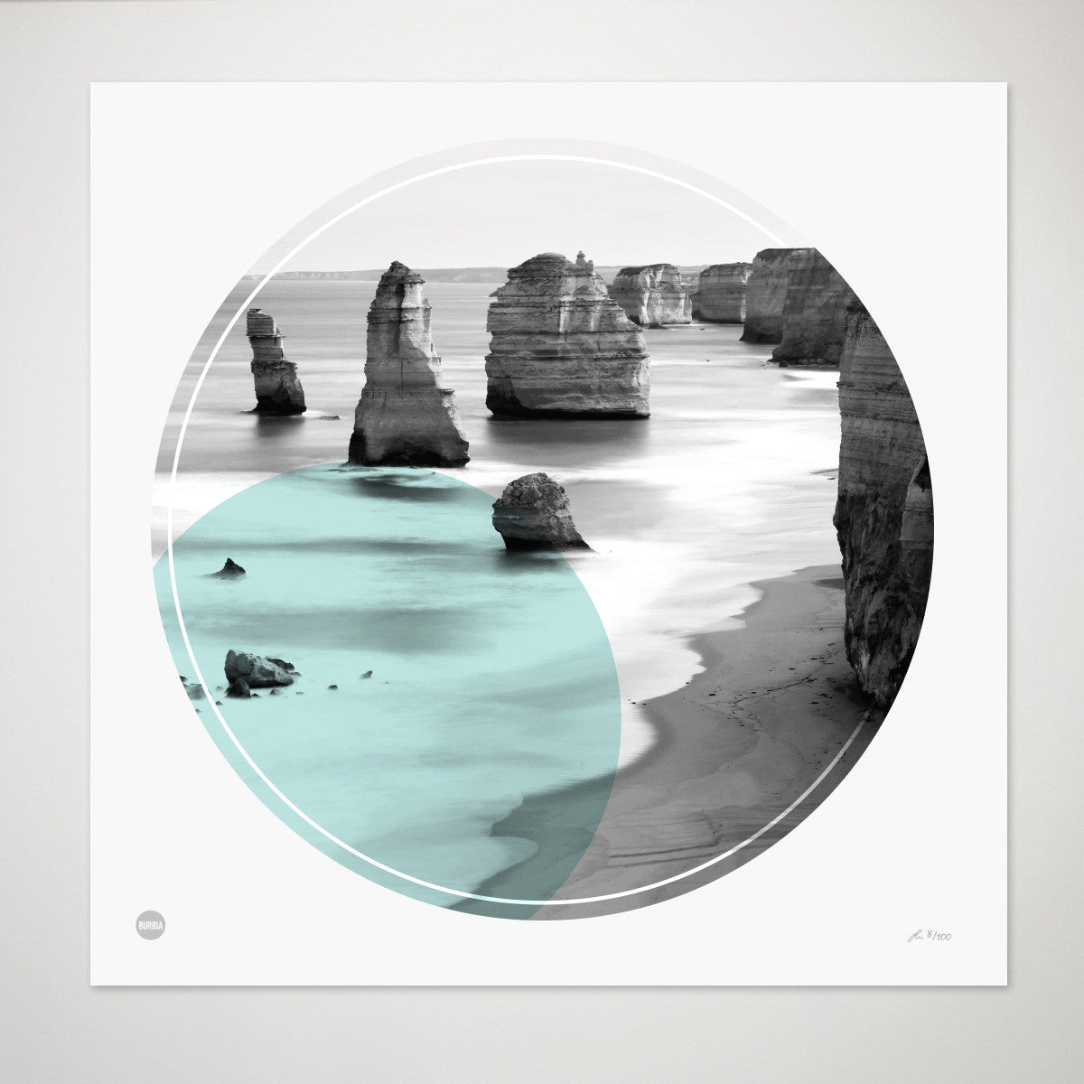 Burbia Great Ocean Road Circle Limited Edition Print