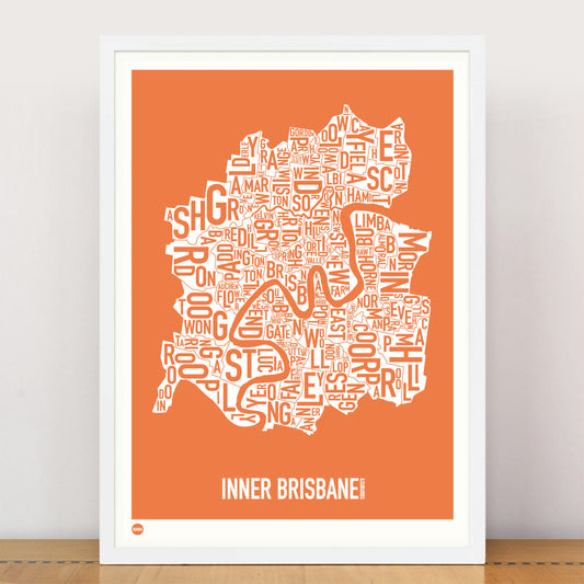 Inner Brisbane in Orange
