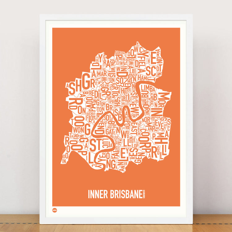 Inner Brisbane in Orange