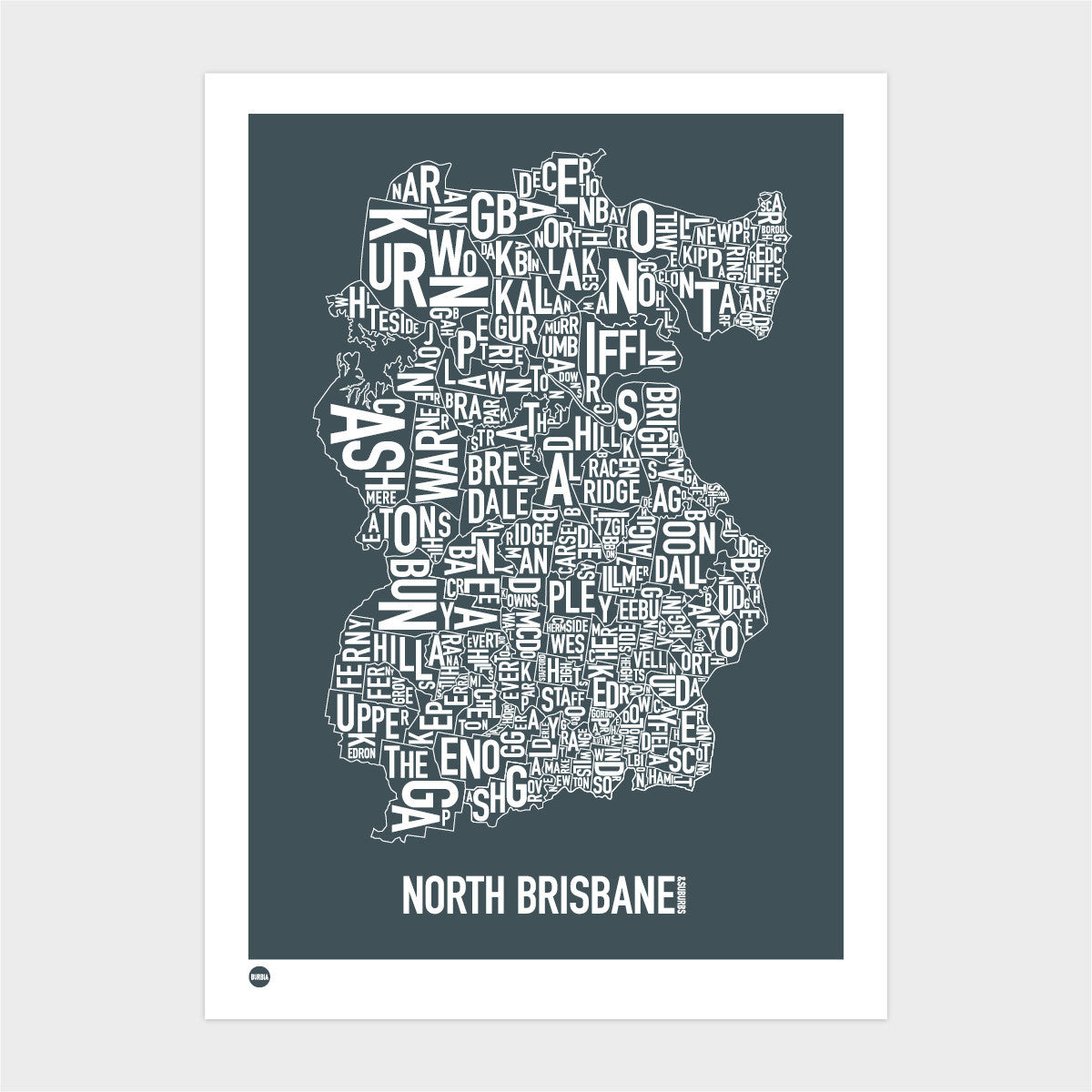 Burbia North Brisbane Type Map