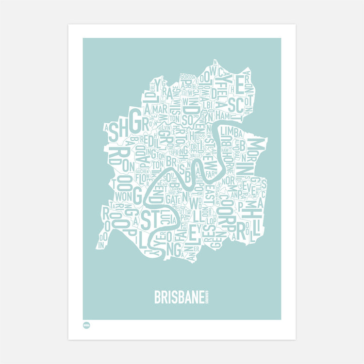 Brisbane Type Map