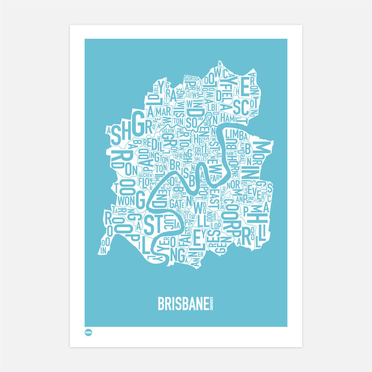Brisbane Type Map
