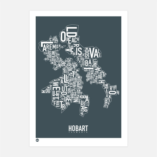 Burbia Hobart Type Map