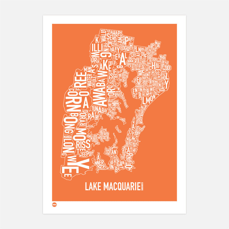 Lake Macquarie Type Map