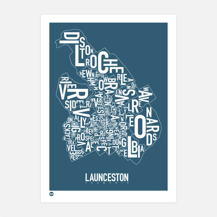 Launceston in River Blue