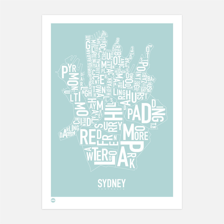 Sydney Type Map