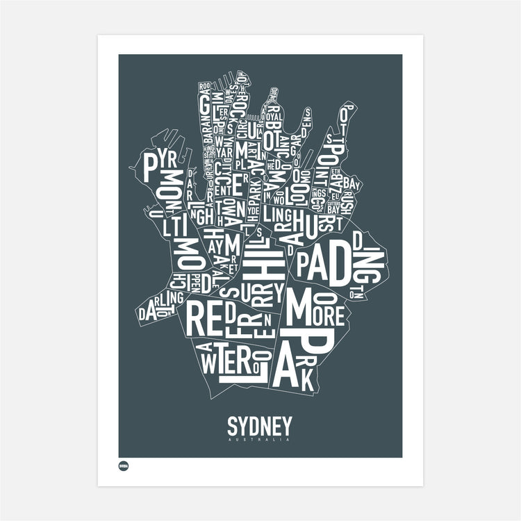 Sydney Type Map