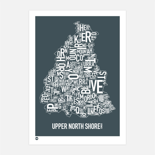 Upper North Shore Type Map