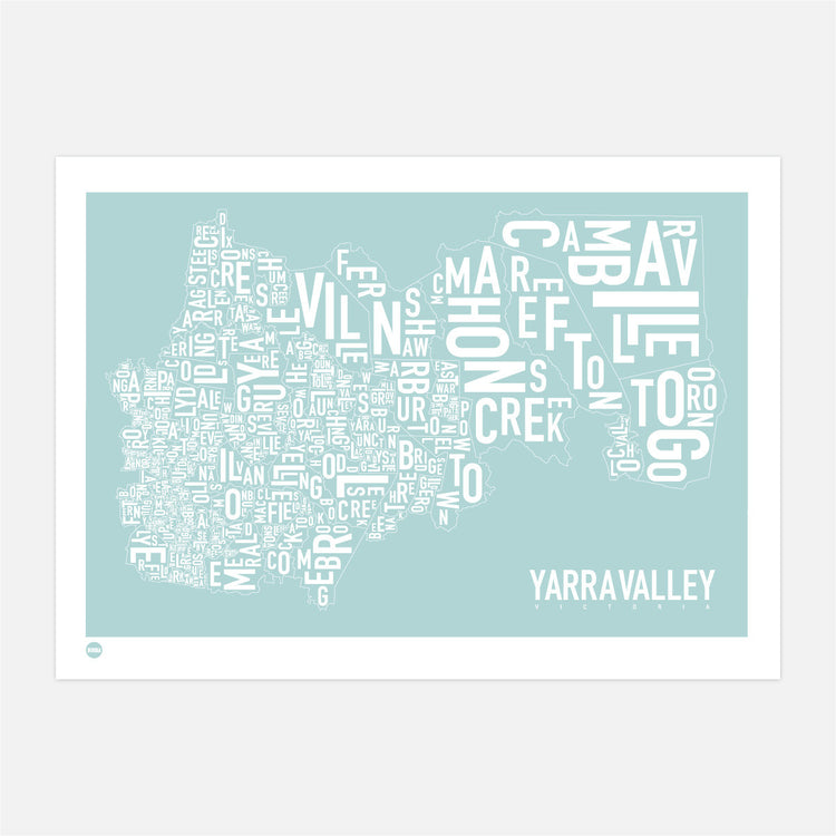 Burbia Yarra Valley Type Map