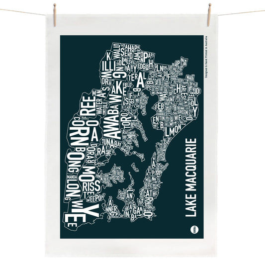 Lake Macquarie Tea Towel